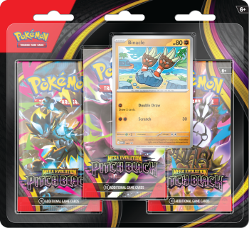 Pokémon TCG: Mega Evolution - Pitch Black 3-Pk Blister [ ME05 ] (PREORDER)