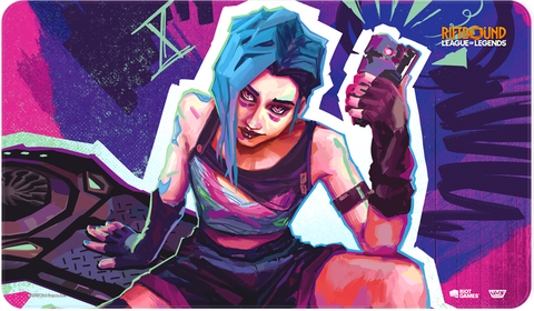 League of Legends Riftbound Playmat ( Jinx )