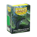 Dragon Shield Matte Dual Sleeves - Green & Silver