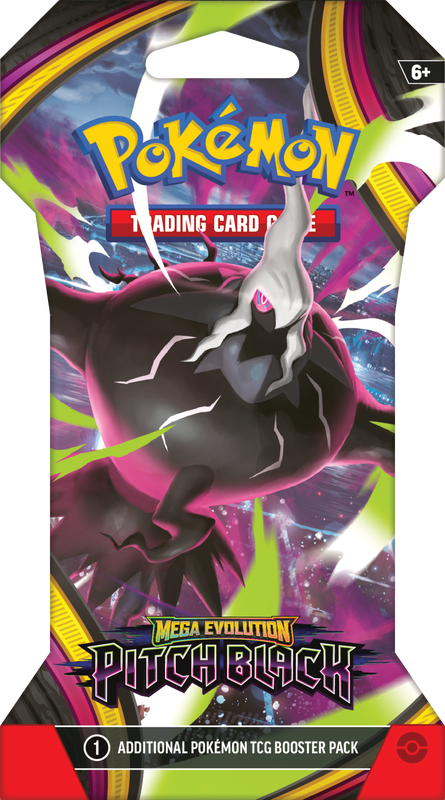 Pokémon TCG: Mega Evolution - Pitch Black Sleeved Booster Pack [ ME05 ]