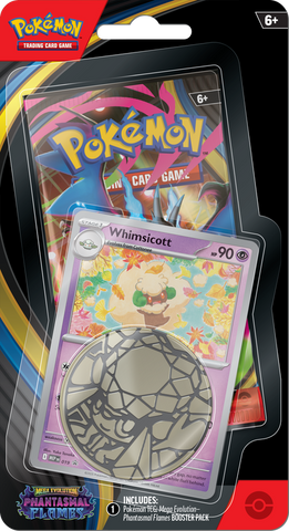 Scarlet & Violet: Mega Evolution - Phantasmal Flames Checklane Blister (Whimsicott)