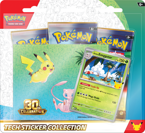 Pokémon TCG: 30th Celebration - Tech Sticker Collection (Alolan Exeggutor) (PREORDER)