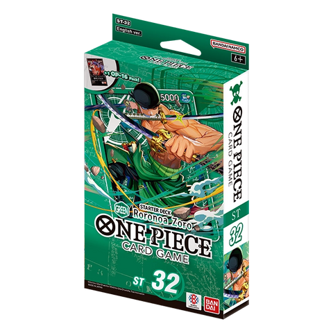 One Piece TCG: STARTER DECK - Roronoa Zoro - [ ST32 ] (PREORDER)