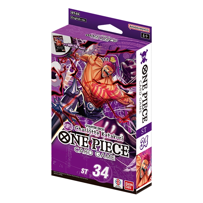 One Piece TCG: STARTER DECK - Charlotte Katakuri - [ ST34 ] (PREORDER)