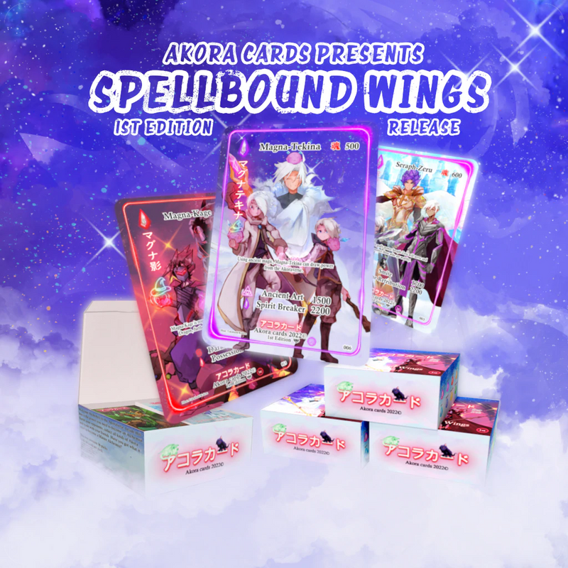 AKORA TCG: Spellbound Wings 1st Edition Booster Box AKORA TCG: Spellbound Wings 1st Edition Booster Box