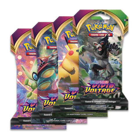 Pokémon TCG: Sword &amp; Shield - Vivid Voltage Sleeved Booster Pack