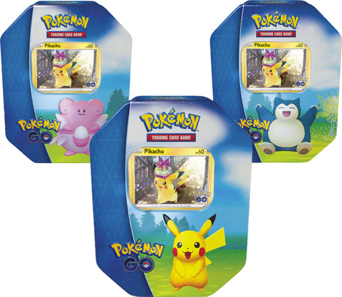 Pokemon GO Tin Bundle (Pikachu, Snorlax and Blissey)