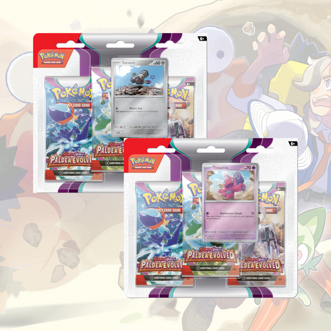 Pokémon TCG: Scarlet & Violet - Paldea Evolved 3-Pk Blister