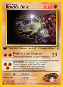 Brock's Onix (21/132) [Gym Heroes 1st Edition]