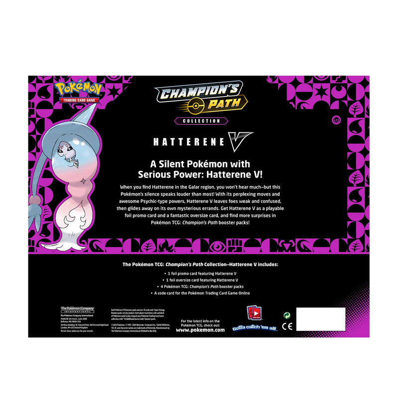 Pokémon TCG: Champion's Path Hatterene V Collection